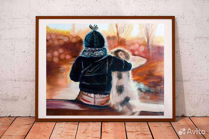 Картина маслом на холсте 