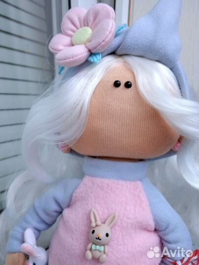 Интерьерная кукла тильда ручной работы