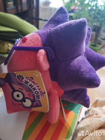 Игрушка мягкая говорящая Ежик 12 см Смешарики