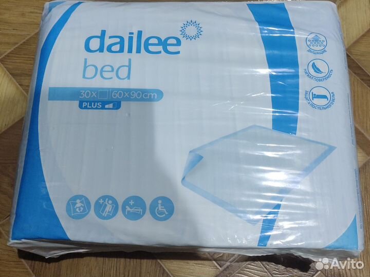 Пеленки одноразовые 60х90 30 штук