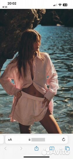 Шорты Zara xs лен