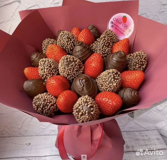 Набор из клубники в шоколаде