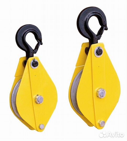 Блоки полиспасты строительные монтажные