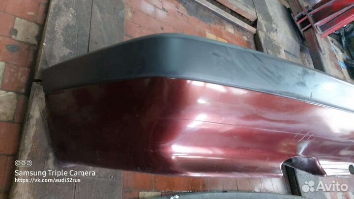 Бампер задний на ауди 80 б3