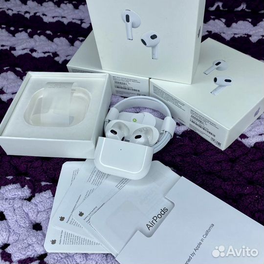 AirPods 3 Premium с функцией беспроводной зарядки