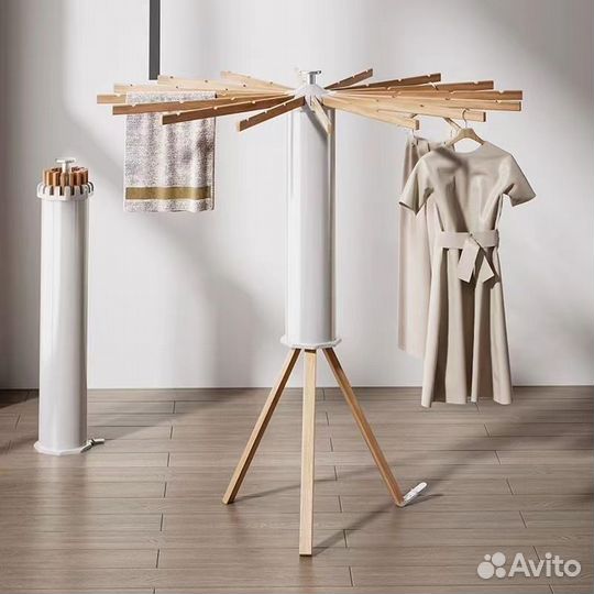 Сушилка для белья складная напольная вертикальная