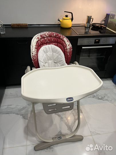 Детский стульчик для кормления chicco polly magic
