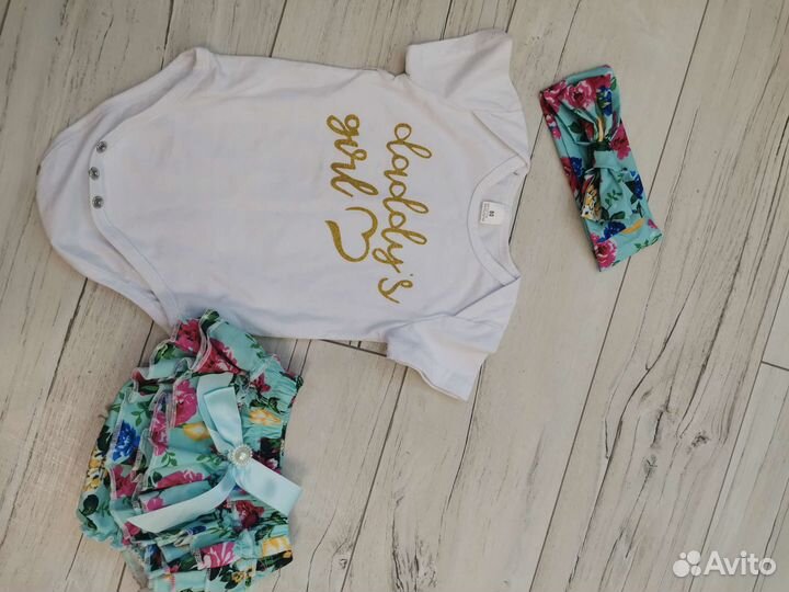 Боди, костюм + бант