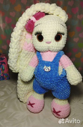 Зайка, игрушка ручной работы