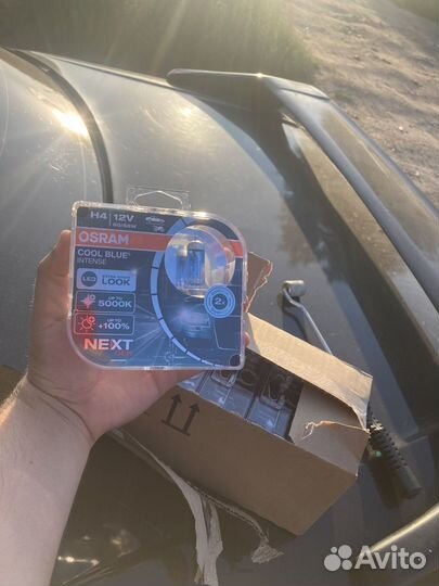 Лампы Osram H4 cool blue