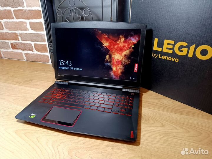 Топовый Lenovo Legion i5 7th gen, gtx 1050, ssd