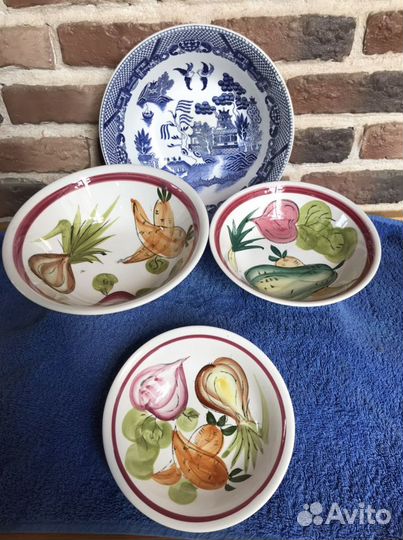 Салатники Япония Yamasho iron stone ware