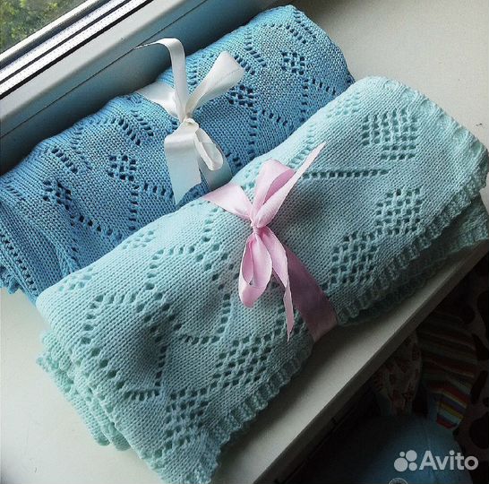 Плед на выписку тиффани