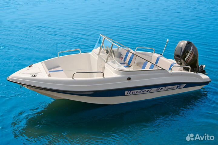 Новый открытый катер Wyatboat 3DC от производителя