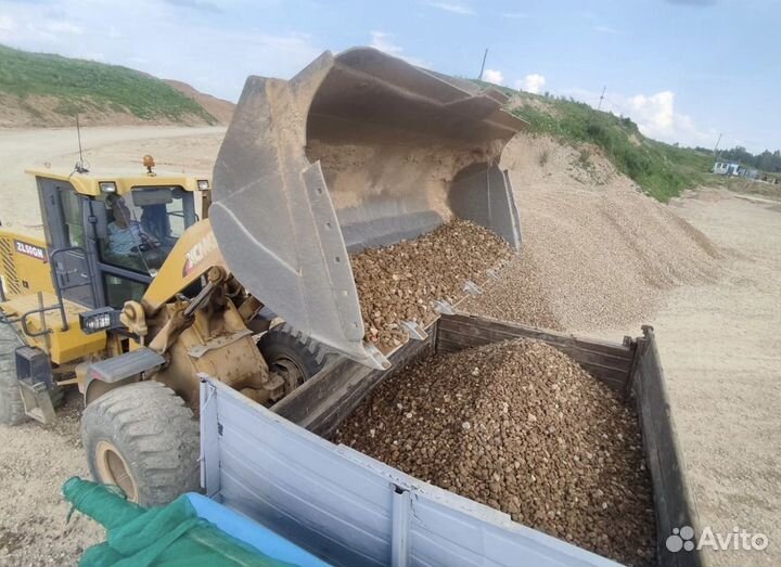 Песок, Щебень с доставкой от 1 м3