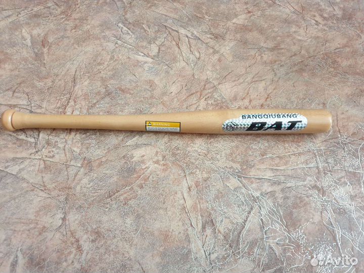 Бейсбольная бита, деревянная,новая,63см.(25