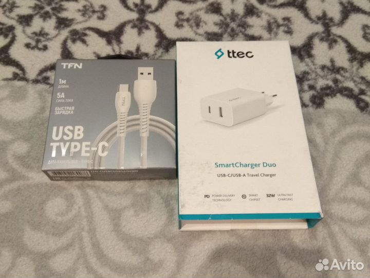 Сетевое зу Ttec1 Type-C 30 Вт SmartCharger+ кабель