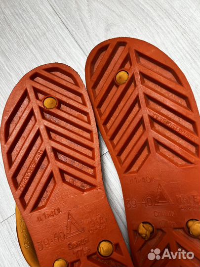 Шлепанцы /Вьетнамки/Сланцы винтаж СССР р.39-40