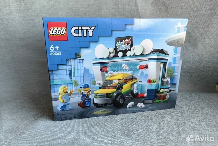 Новый Lego city конструктор автомойка 60362