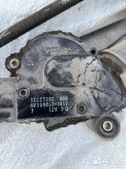 Моторчик дворников Опель Инсигния