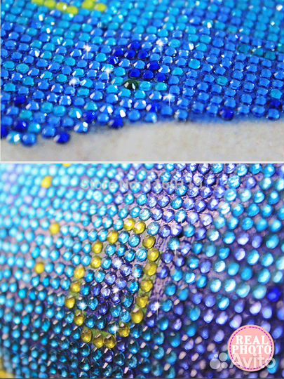 Алмазная мозаика. Павлин