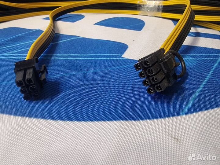 6 Pin Кабели к 8 Pin GPU Кабели 6 Pin to 8 Pin (6