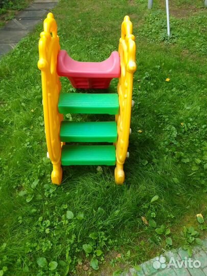 Детская горка пластиковая бу