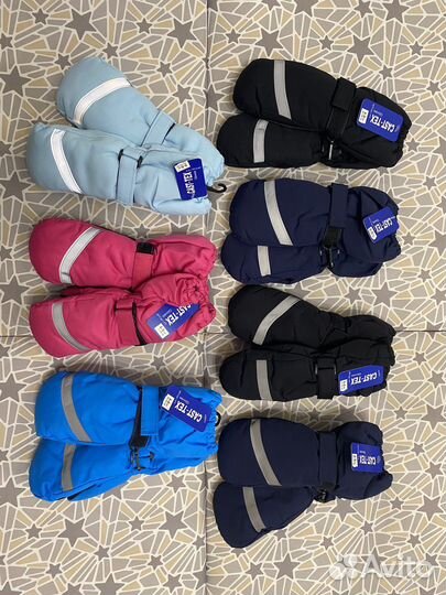 Новые Варежки болоневые краги 4-6 лет