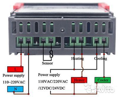 STC-1000 регулятор температуры коптильня инкубатор