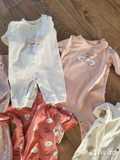 Вещи пакетом на девочку 68 74