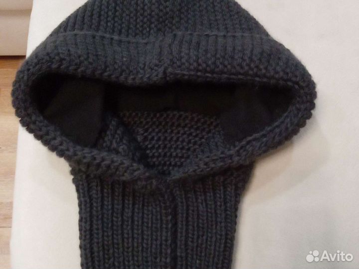 Капюшон вязаный
