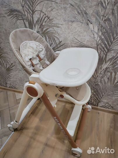 Стул для кормления happy baby berny V2 бежевый