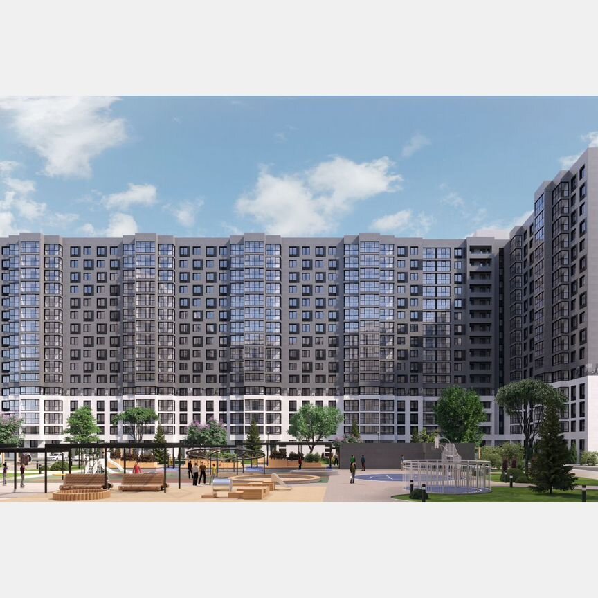 2-к. квартира, 62 м², 1/16 эт.
