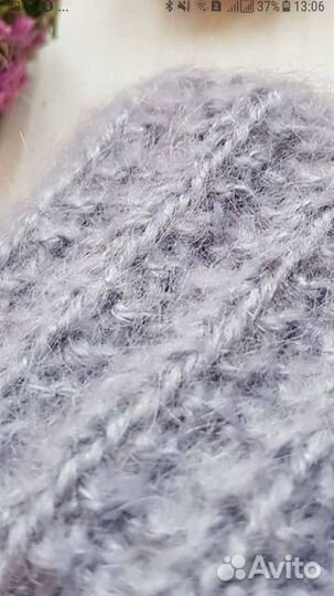 Женская шапочка из итальянского мохера, новые