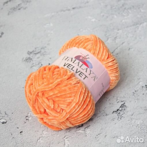 Плюшевая пряжа в ассортименте