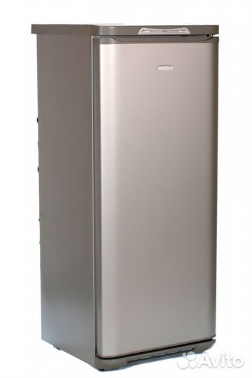 Морозильник Бирюса.145 см. Новый. Серебристый