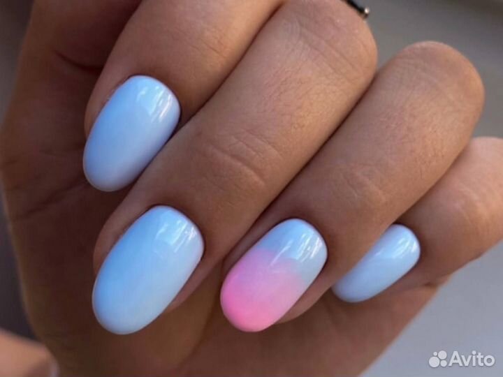 Маникюр гель лак ногти