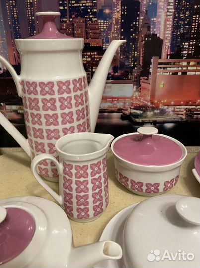 Чайно кофейный сервиз GDR kahla konltz