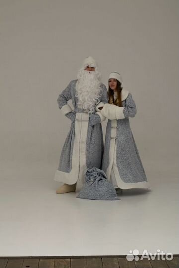 Карнавальный костюм деда мороза и снегурочки