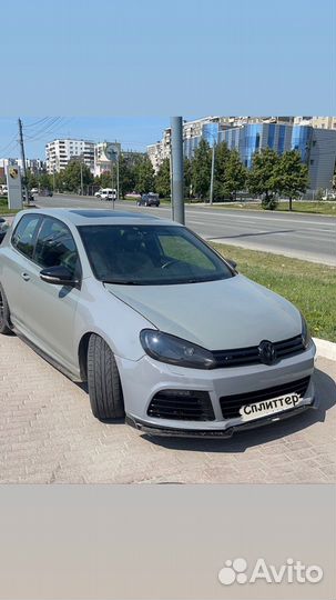 Сплиттер передний Golf R