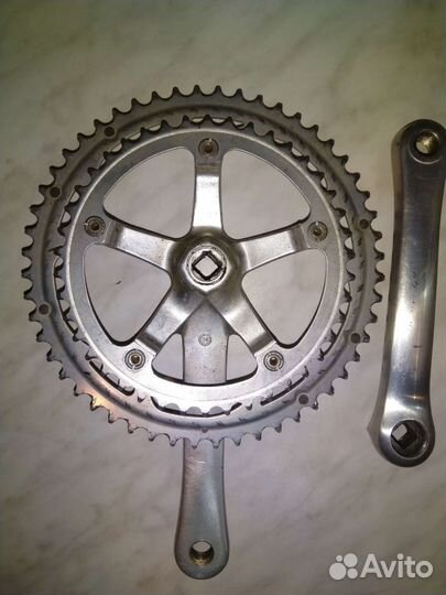 Система шатунов для шоссейного велосипеда