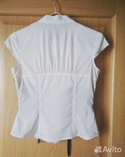 Новая блузка белая для девочки р. 146-152