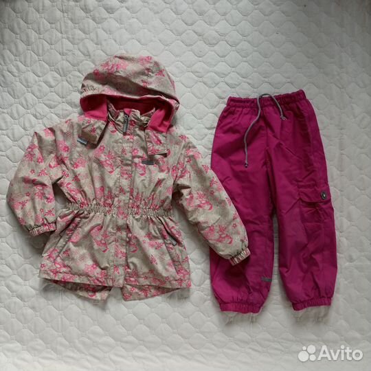 Осенний комплект 110 Kerry девочки утепленный