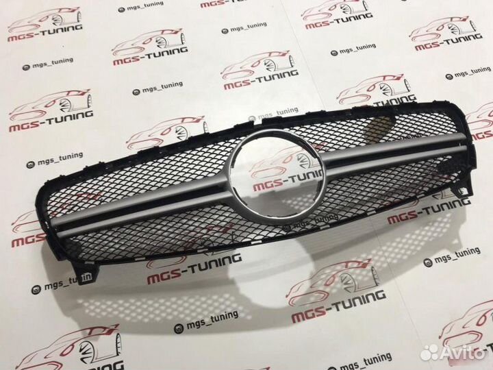 Решетка Mercedes A-class w176 AMG 45 Silver