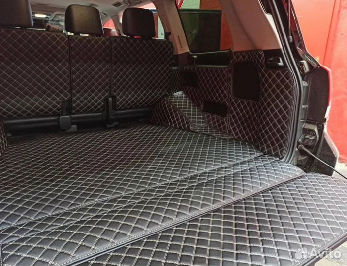 3Д коврики в багажник toyota land cruiser 200