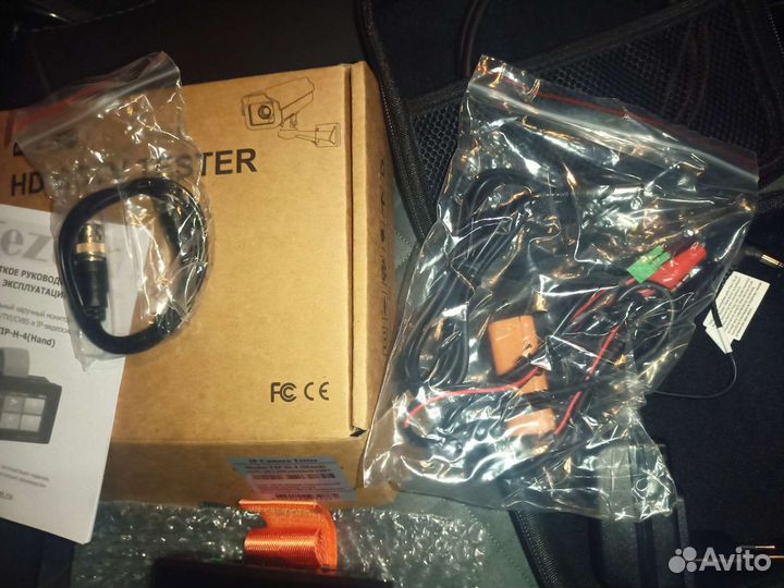 Tezter монитор-тестер AHD/CVI/TVI/cvbs и IP