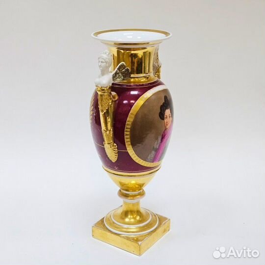 Ваза Ампир старый Париж No.7697