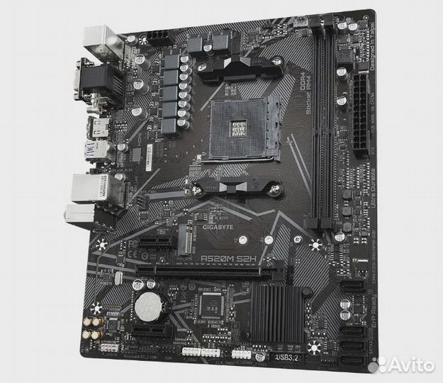 Материнская плата Gigabyte A520M S2H