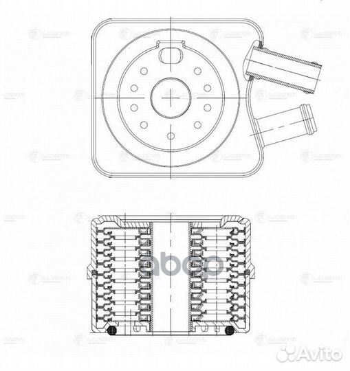 Радиатор масл. для а/м VW Passat B5 (96) 1.8i