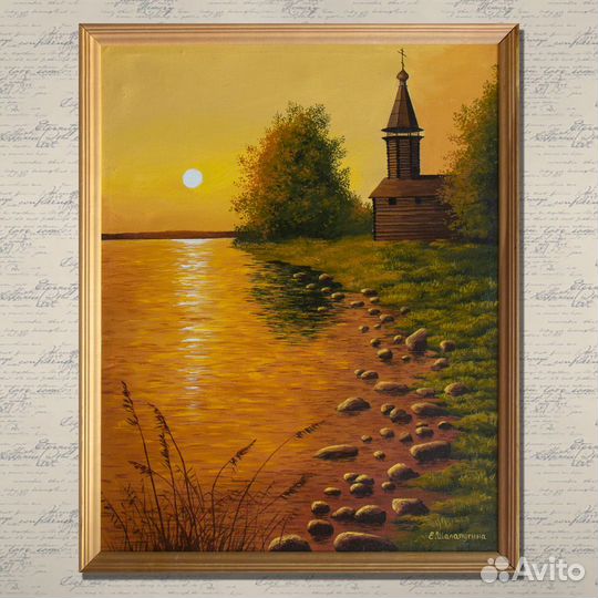 Картина акриловыми красками на холсте